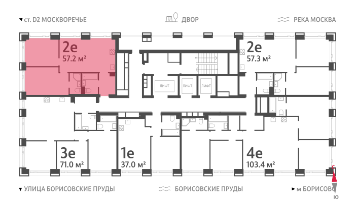 2х-комнатная квартира в ЖК WAVE (Вейв)